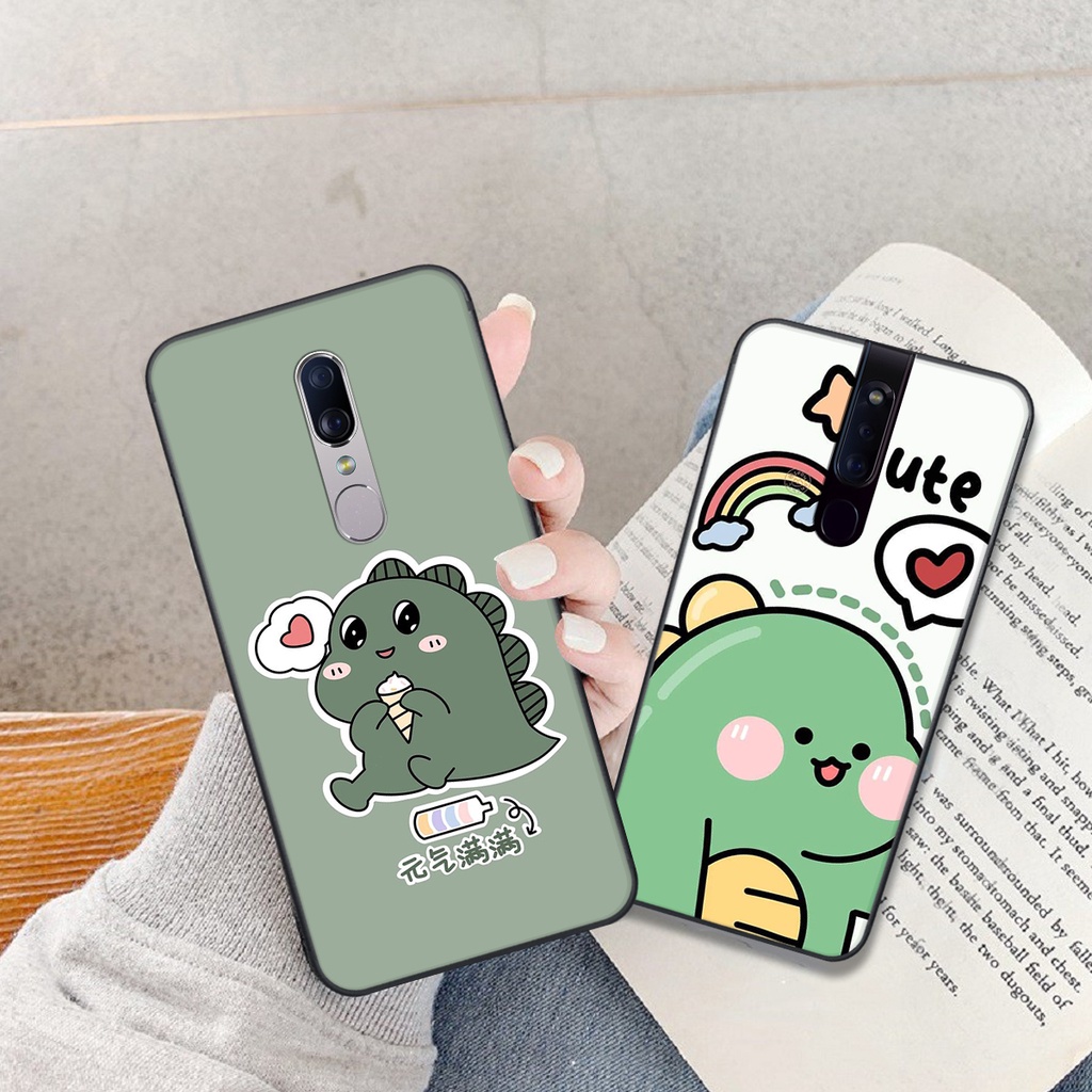 Ốp lưng Oppo F11 - F11 PRO in hình khủng long cute