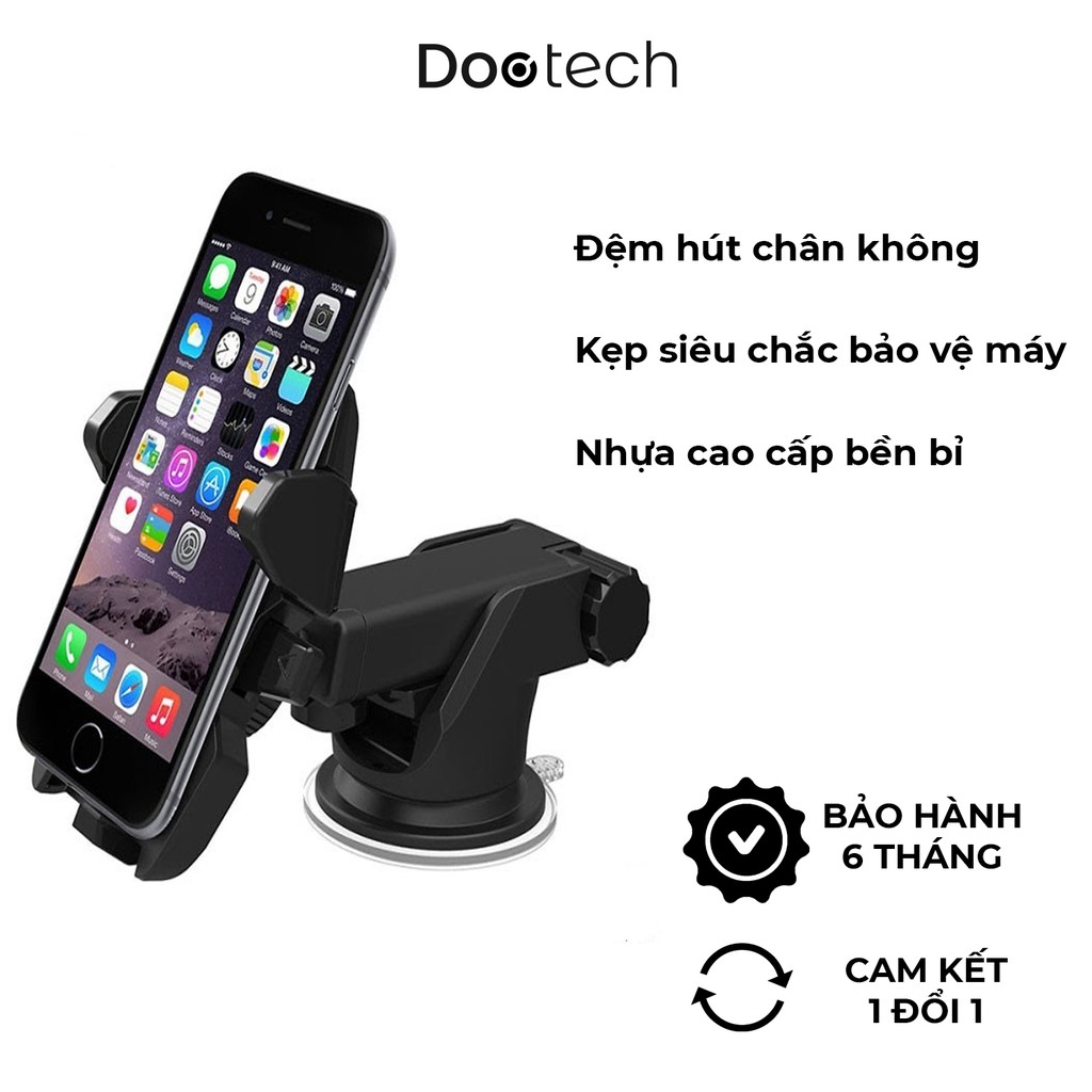 Giá đỡ điện thoại trên ô tô thiết kế hút chân không cực kỳ chắc chắn, gắn kết trên bất kỳ mặt phẳng