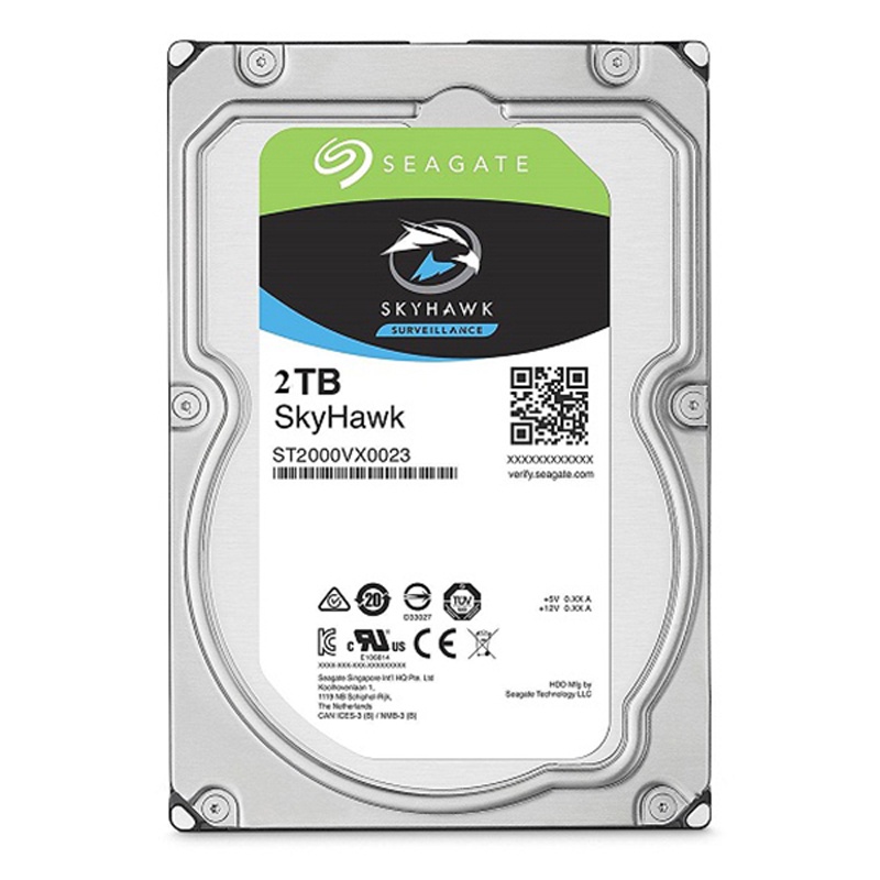 Ổ Cứng HDD 2TB [Đảm Bảo Chất Lượng] SEAGATE SKYHAWK - CHUYÊN DÙNG CAMERA I 24 Tháng BH