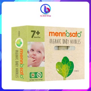 Mì Rau Củ Hữu Cơ Cho Bé Vị Cải Bó Xôi MenNoSato 200g - Xuất xứ Malaysia