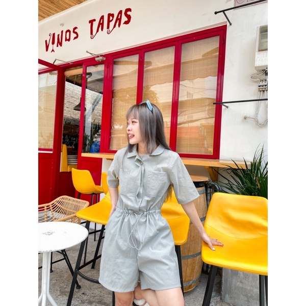 Jia Jumpsuit - Jumpsuit form rộng kiểu Hàn - Remmus.vn