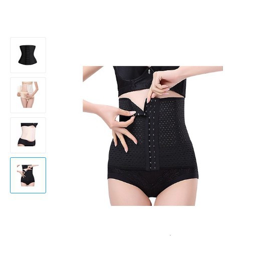 đai nịt bụng ❤️FREESHIP❤️ Đai Nịt Bụng Thông Hơi tan mỡ MS11