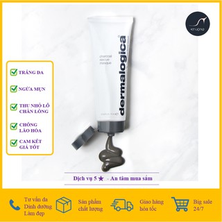 MẶT NẠ THẢI ĐỘC TRẮNG DA THAN HOẠT TÍNH DERMALOGICA CHARCOAL RESCUE MASQUE