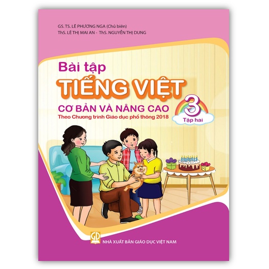 Sách - Bài tập Tiếng Việt 3 - tập 2 cơ bản và nâng cao (Theo Chương trình Giáo dục phổ thông 2018)