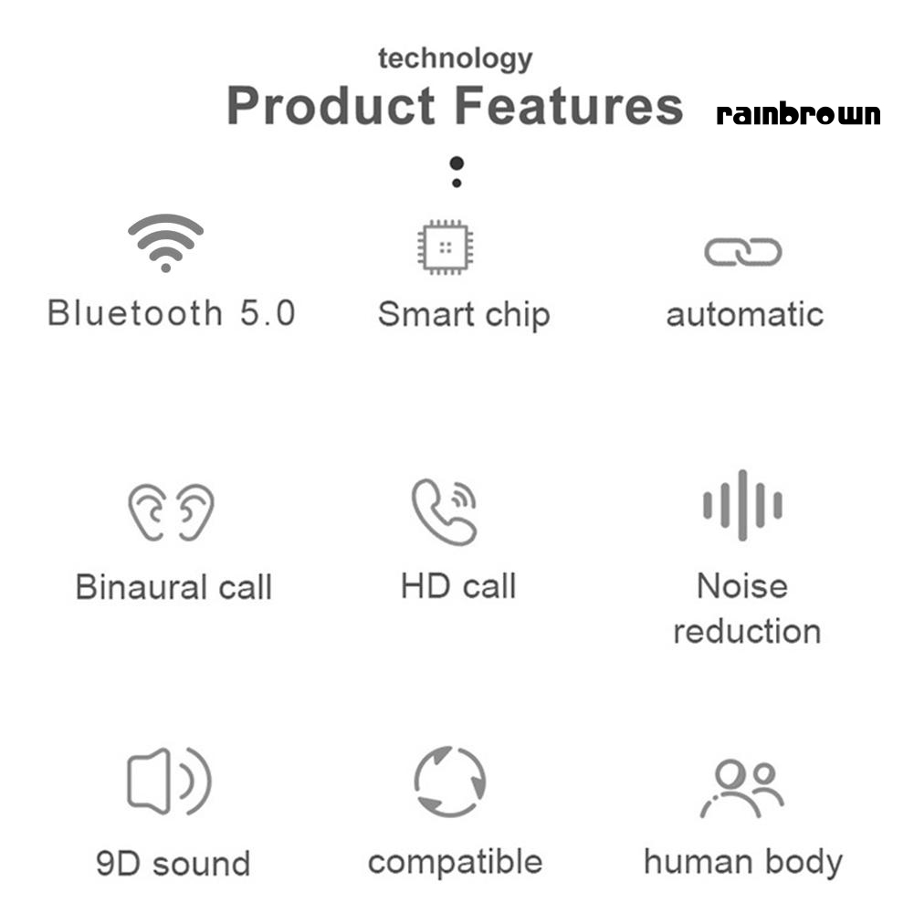 Tai Nghe Nhét Tai Thể Thao Bluetooth 5.0 Không Dây / Rej / L21 Tws Cho Ios Android