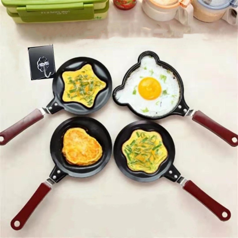 Chảo Chống Dính Đáy Phẳng Họa Tiết Hoạt Hình Dành Cho Gia Đình