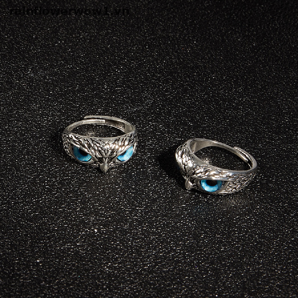 Nhẫn Hình Cú Màu Cổ Điển Cho Nam Và Nữ