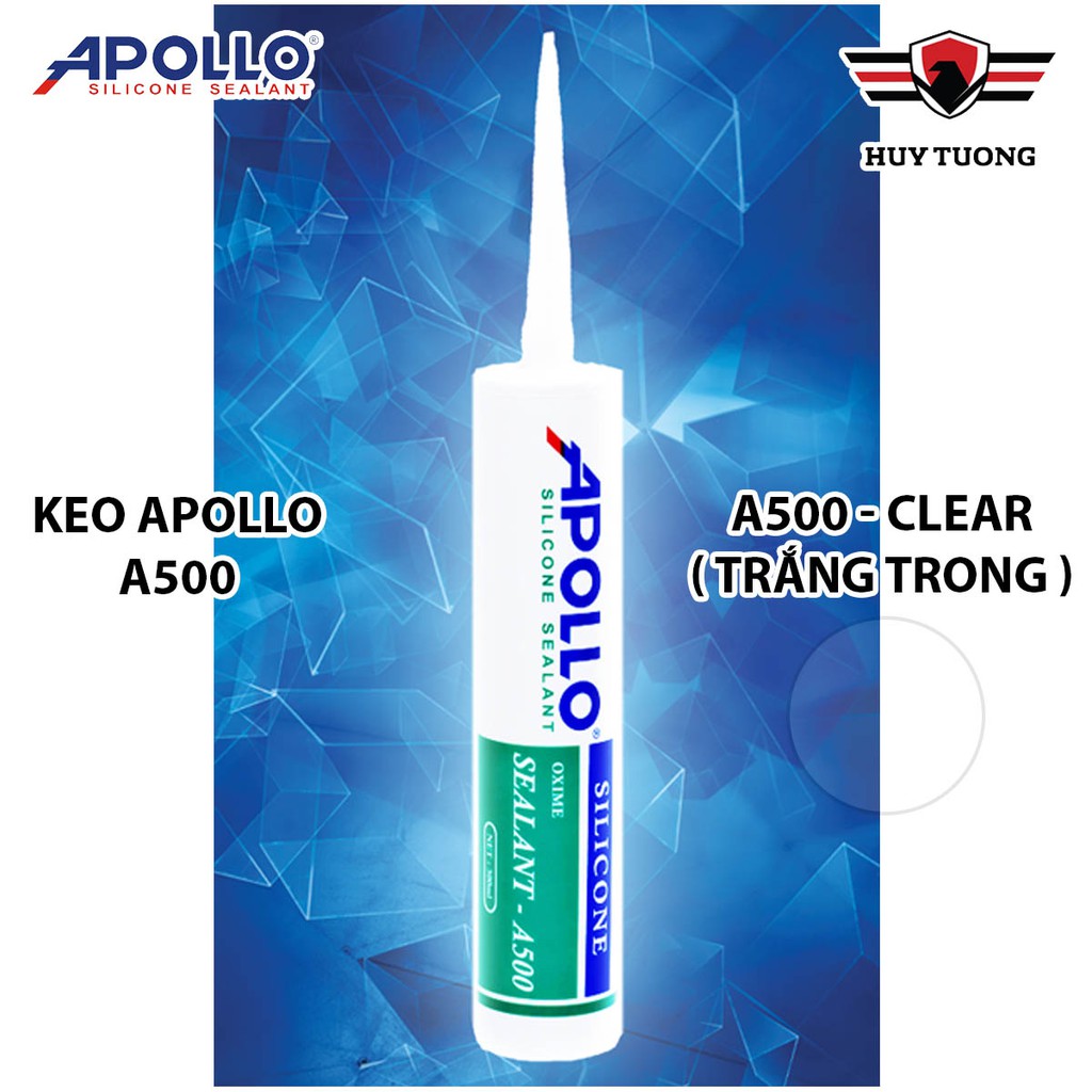 Keo dán đa năng siêu dính Silicon Apollo (Chống thấm, chống nước, chống dột, dán kính, dán gỗ, dán tường) - Huy Tưởng