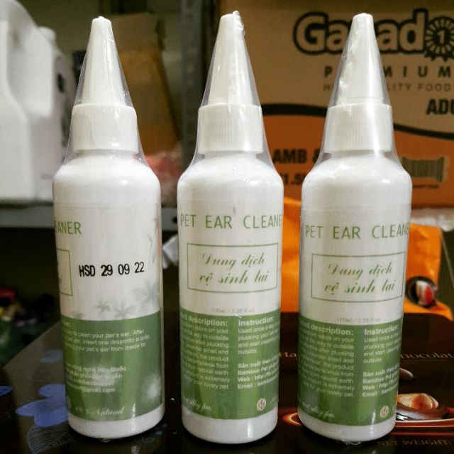 Dung dịch vệ sinh tai cho chó mèo PET EAR CLEANER