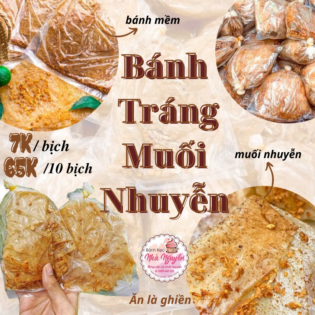 [Mã GROSALE1 giảm 8% đơn 500K] BÁNH TRÁNG MUỐI NHUYỄN