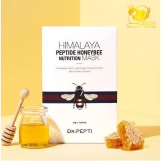 Mặt Nạ Tinh Chất Mật Ong và Phấn Hoa Dr.Pepti Himalaya Peptide Honeybee Nutrition Mask