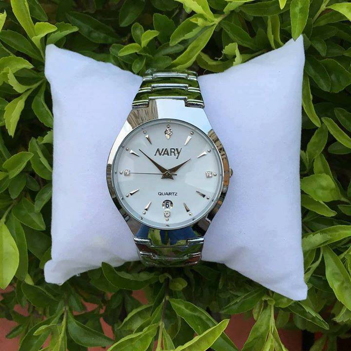 Đồng hồ nam nữ NaRy dây kim loại