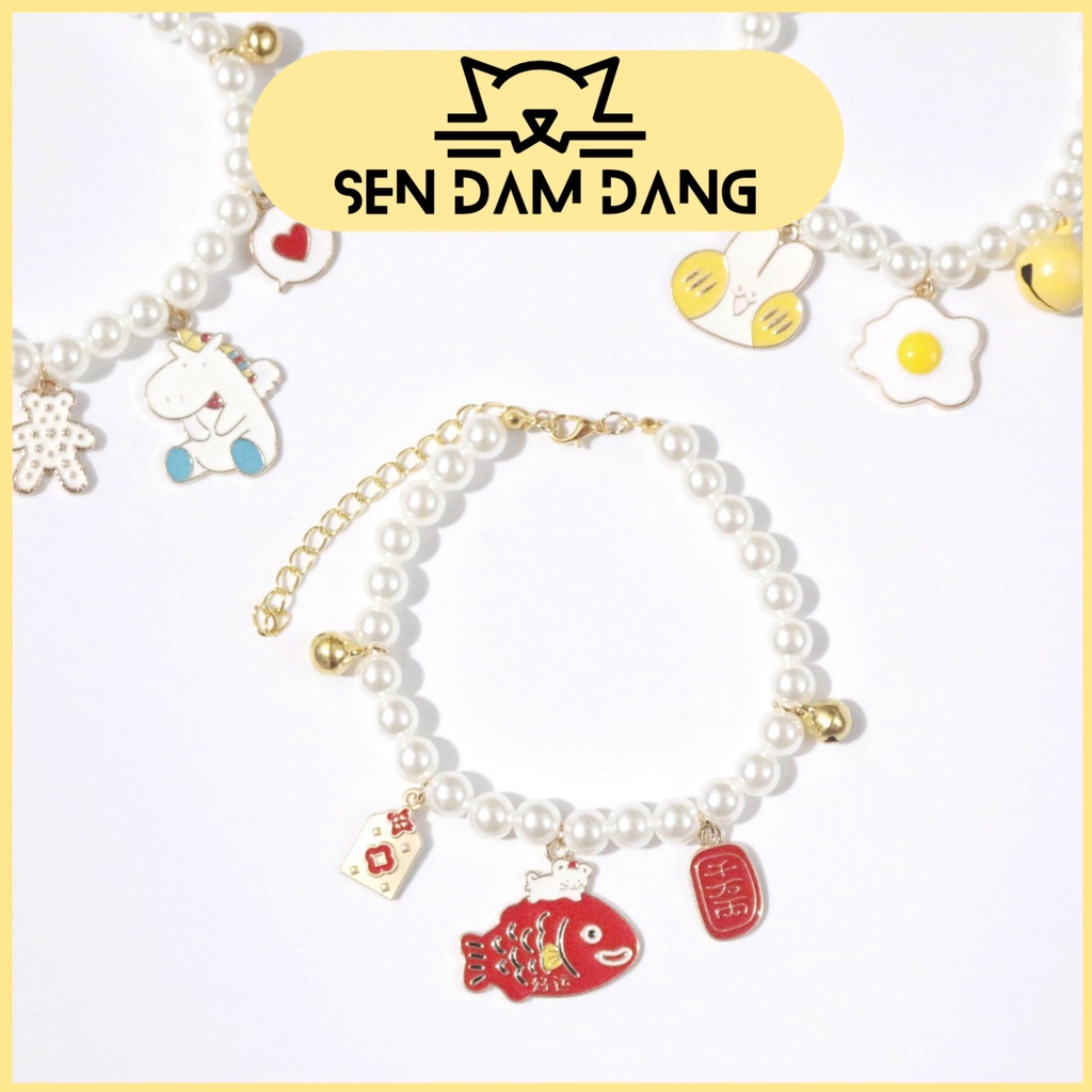 Vòng Cổ Ngọc Cho Cún Mèo - 01