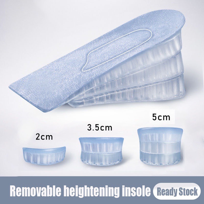 Đế Lót Độn Giày Silicon Tăng Chiều Cao  êm chân cấu trúc tổ ong không mùi nhẹ chân độ bền cao