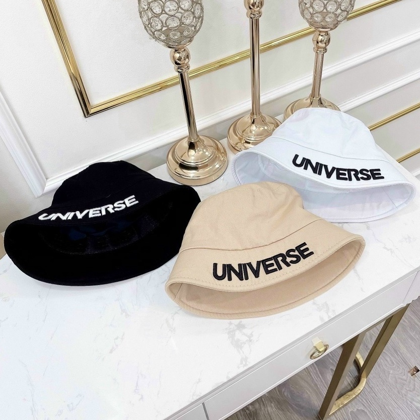 Nón Bucket Unisex❤️Mũ Tai Bèo Vành Cụp 1 Lớp Universe Chất Kaki Thời Trang Ulzzang - BL135_Fashion