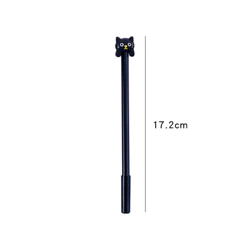 Set 4 Bút Mực gel Ngòi 0.5mm Hình Mèo Dễ Thương