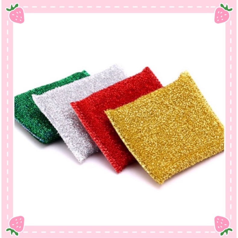 Miếng Rửa Chén Bát Kim Tuyến Tiện Dụng Cho Nhà Bếp Tạo Bọt Siêu Nhiều