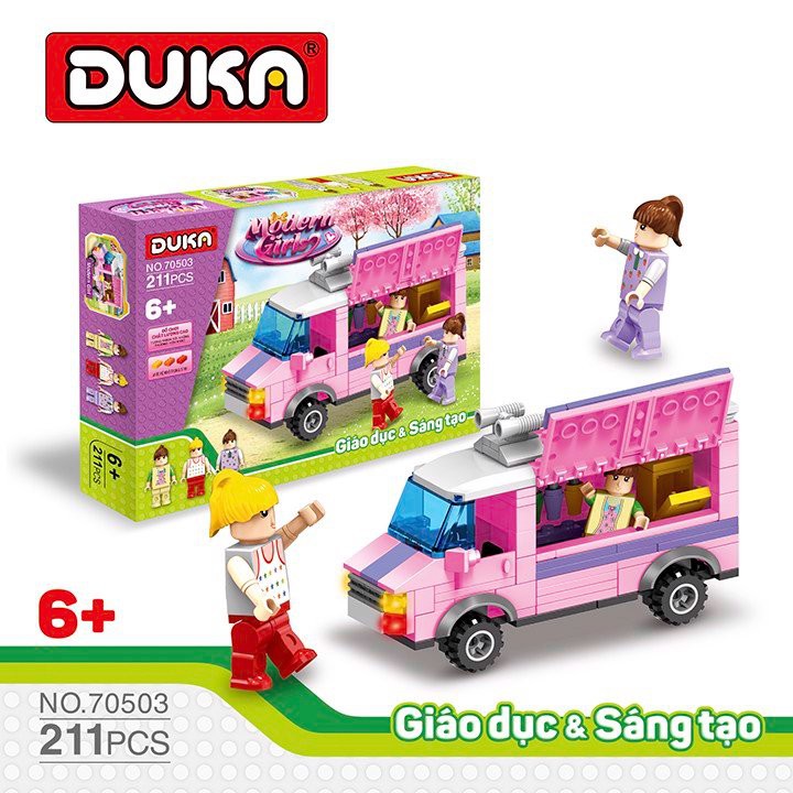 Đồ Chơi Duka: Ghép Hình - Những Cô Gái Hiện Đại 211 Chi Tiết (Z70503)