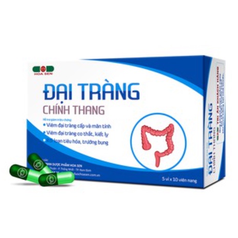 ĐẠI TRÀNG CHÍNH THANG- HỖ TRỢ GIẢM VIÊM ĐẠI TRÀNG CẤP VÀ MÃN TÍNH - ĐẠI TRÀNG CO THẮT