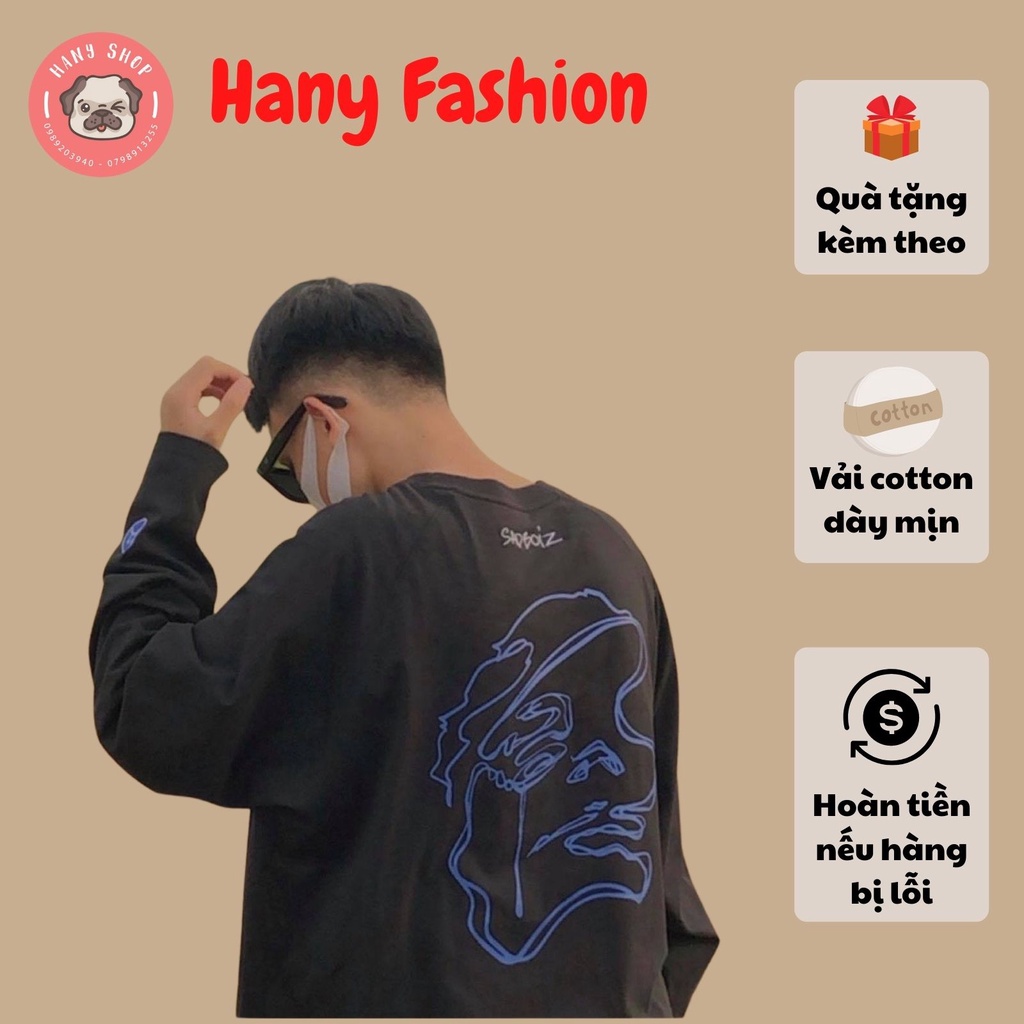 Áo thun unisex tay dài SADBOIZ SAD BOIZ SAD STORY Logo thêu cực hot 2021 || Hany shop AL108