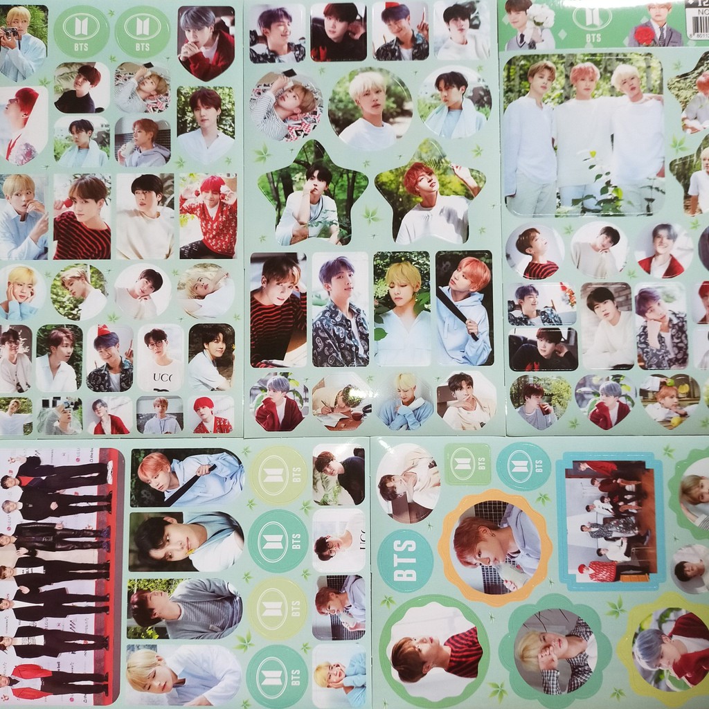 hình dán BTS siêu rẻ