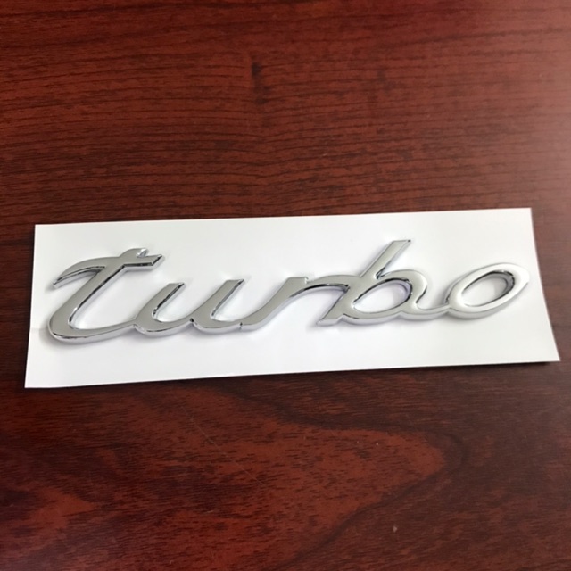 Chữ Turbo - Porsche