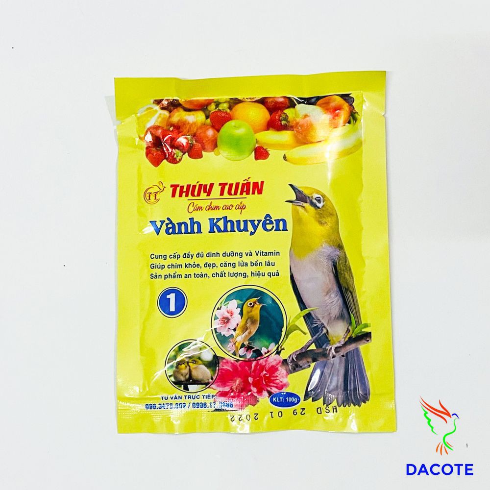 Cám chim khuyên Thúy Tuấn số 2 cám ăn thức ăn cho chim cao cấp CC09