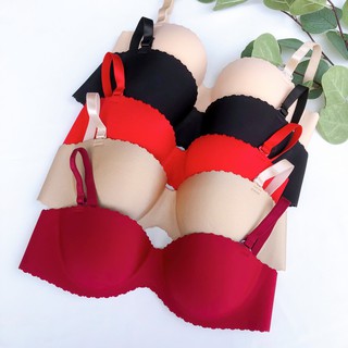 Áo ngực su non mút ép đệm mỏng 1cm mặc êm cup ngang