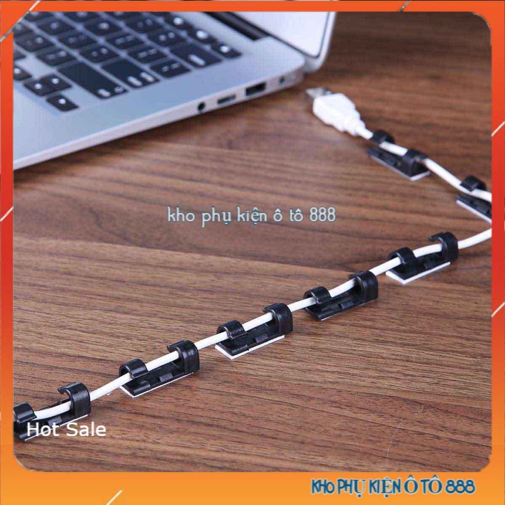 Bộ 20 Nút Cố Định Cáp Sạc Dây Điện Chống Đứt Gẫy Trên Xe, Bàn Làm Việc