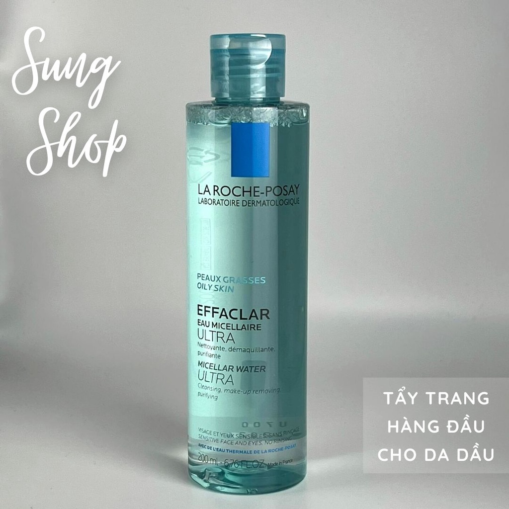 Tẩy trang La Roche Posay cho da dầu mụn 200ml