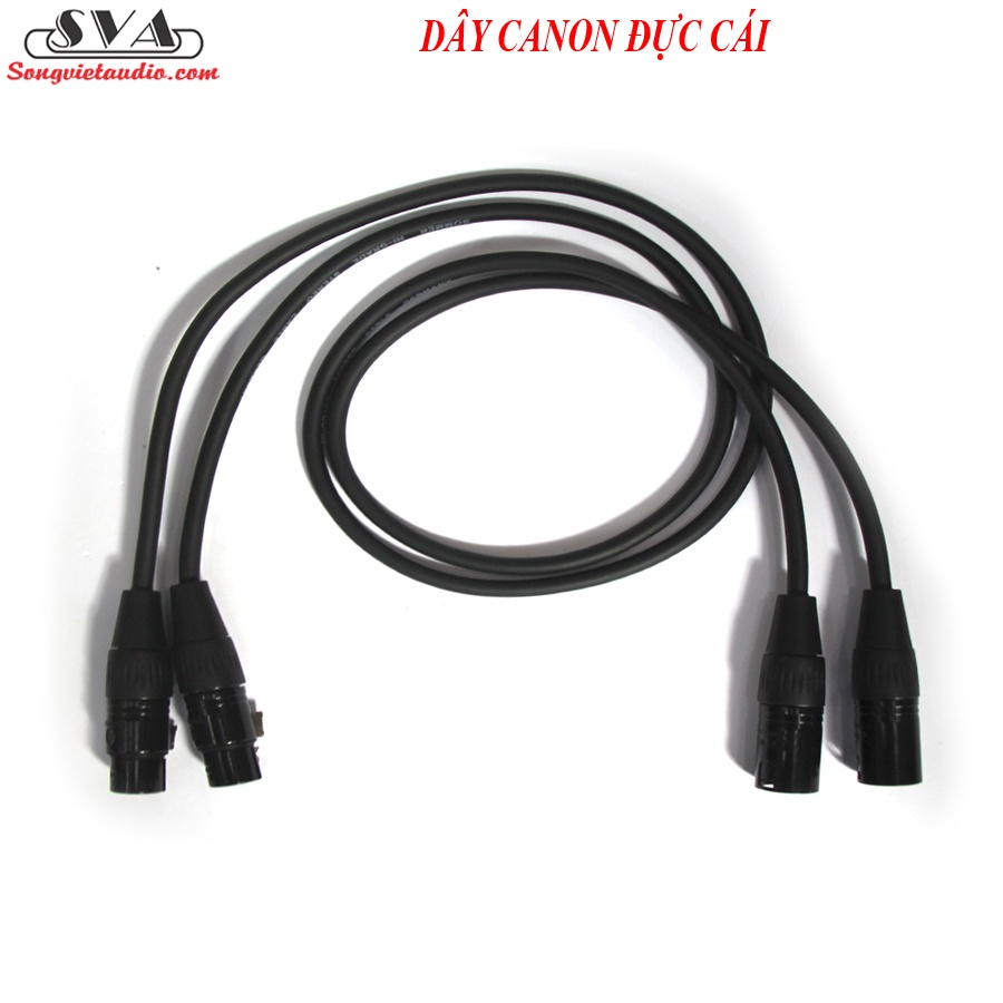 Dây CANON đực cái - cáp âm thanh dây tín hiệu canon ra canon loại đẹp - CẶP