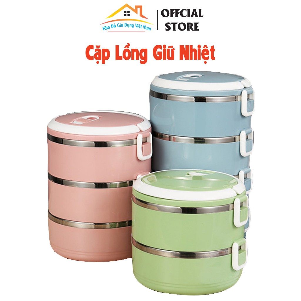 Cặp Lồng Giữ Nhiệt Lúa Mạch Ruột Inox 304