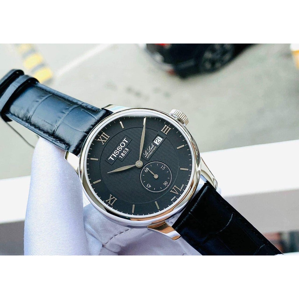 Đồng hồ nam Tissot LeLocle Black - T006.428.16.058.01  -Máy cơ tự động Thụy Sĩ -Kính sapphire