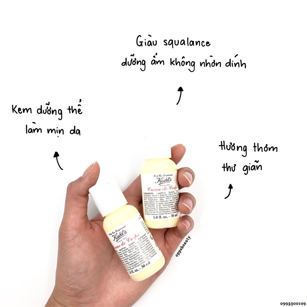 [KIEHL'S] Kem dưỡng thể KIEHL'S Creme de Corps