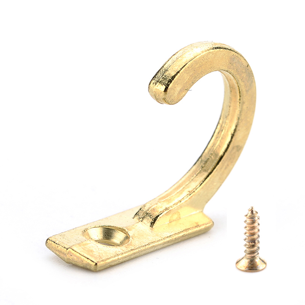 SUYOU 10 Pcs Hat Bag Retro Shelf Storage Clothes Towel Organizer Key Holder Metal Antique Hooks