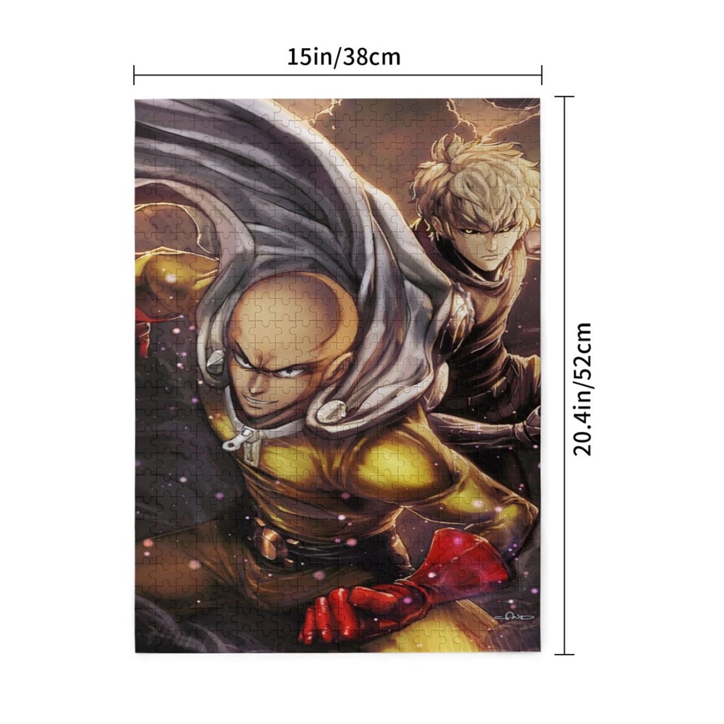 ZOGAA Adults IQ Game Intellectual One Punch Man iPhone Top Free O Family Puzzle to Enjoy Together, Colorful & Fun Jigsaw Puzzle Board