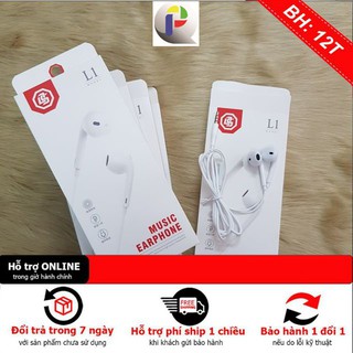 Tai nghe kiểu iphone 6 L1 - Tích hợp mic đàm thoại đa năng