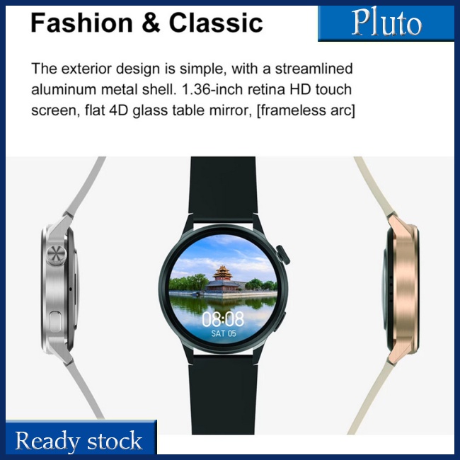 Đồng Hồ Thông Minh Dt4+ Kết Nối Bluetooth Hỗ Trợ Theo Dõi Sức Khỏe Kèm Phụ Kiện