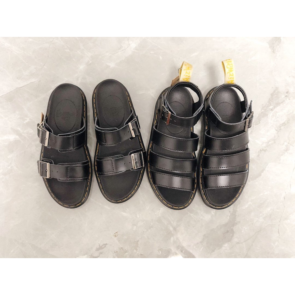 DR. MARTENS Xăng đan Đế Bằng Siêu Nhẹ Size 35-40 Dành Cho Nữ