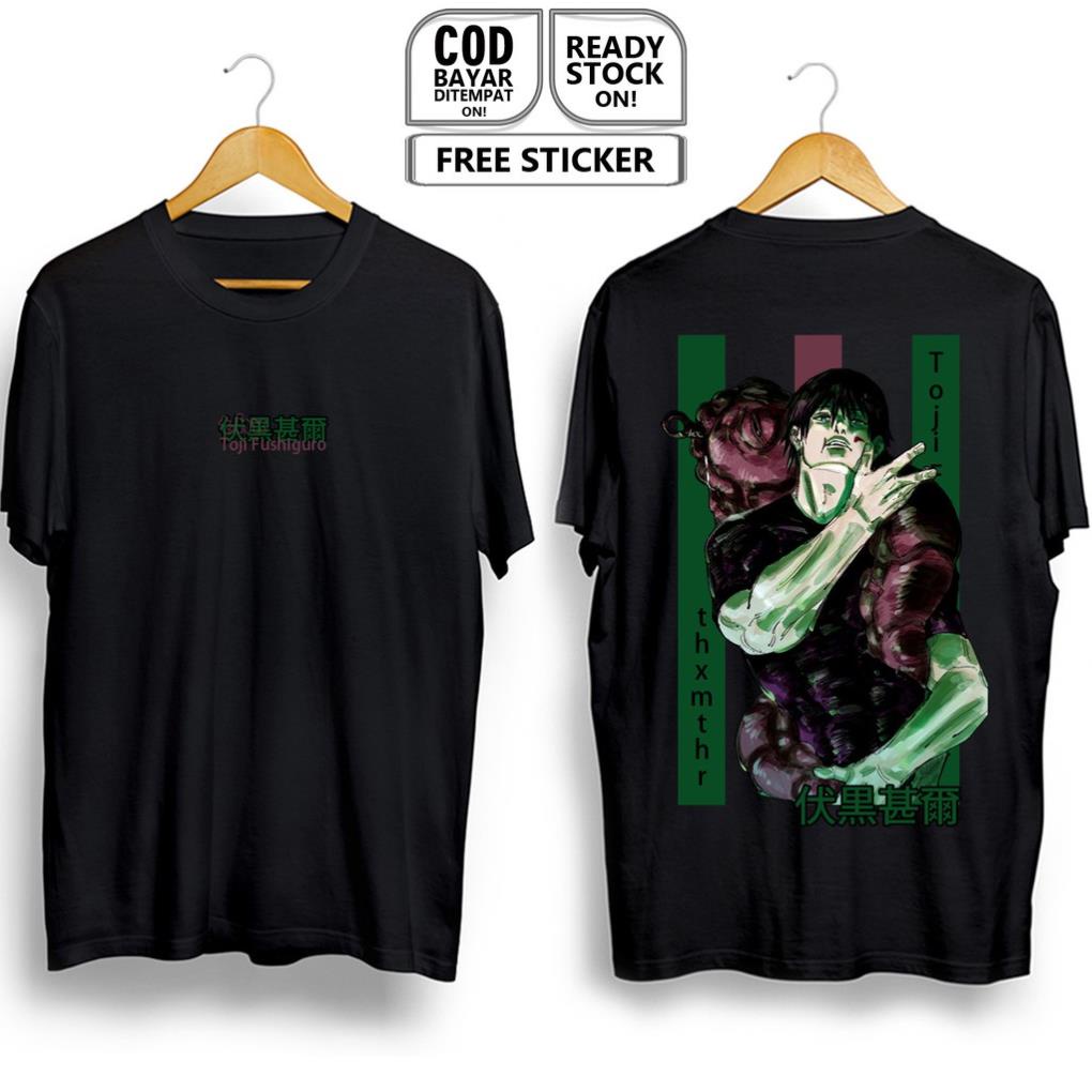 Áo phông Jujutsu Kaisen Toji Fushiguro Gojo Kento Itadori cực chất độc đẹp giá rẻ