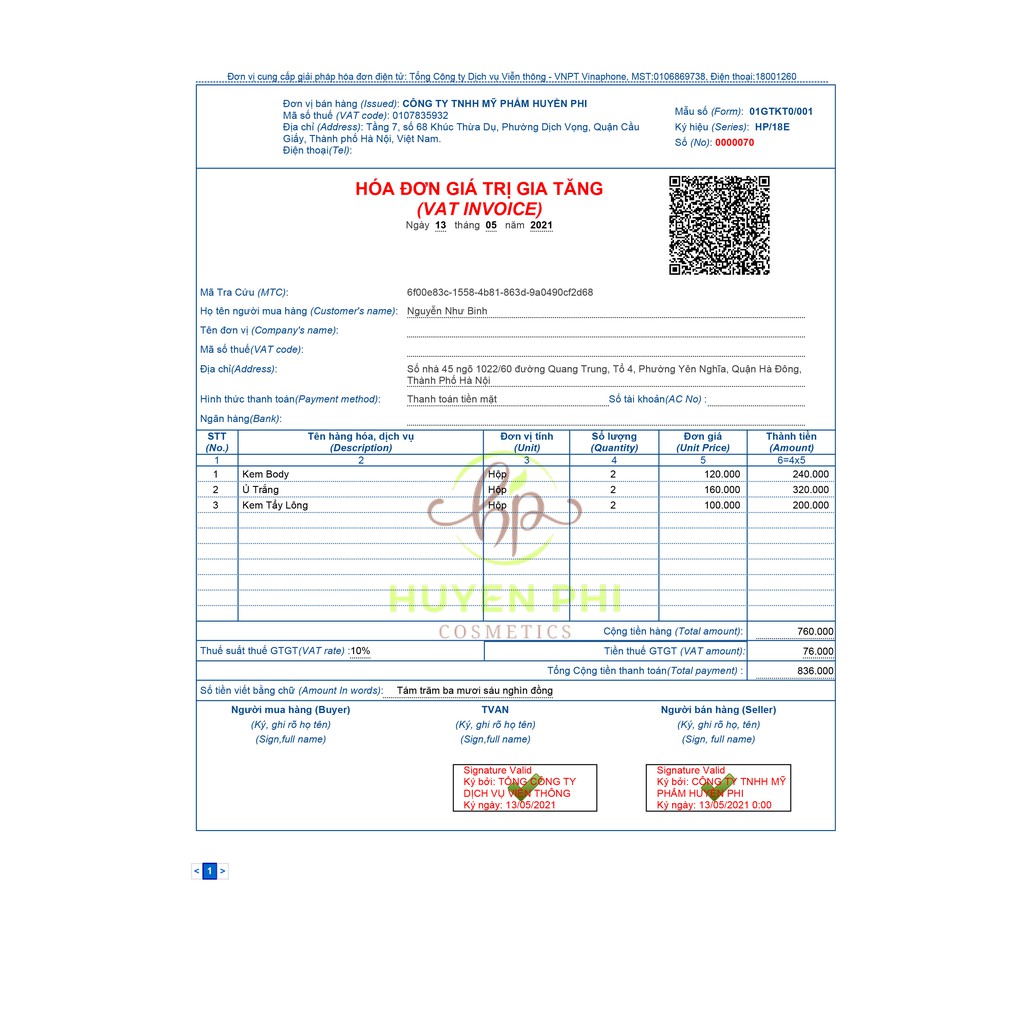 KEM BODY NANO HUYỀN PHI DƯỠNG TRẮNG DA GIÚP DA KHỎE MẠNH | BigBuy360 - bigbuy360.vn