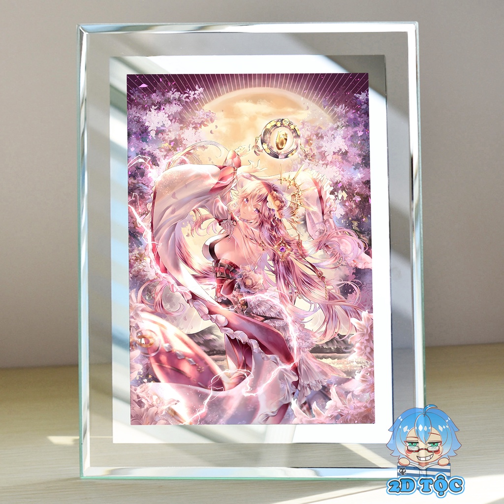 Khung ảnh kính Yae Miko (3) Game Genshin Impact  by 2D Tộc Shop