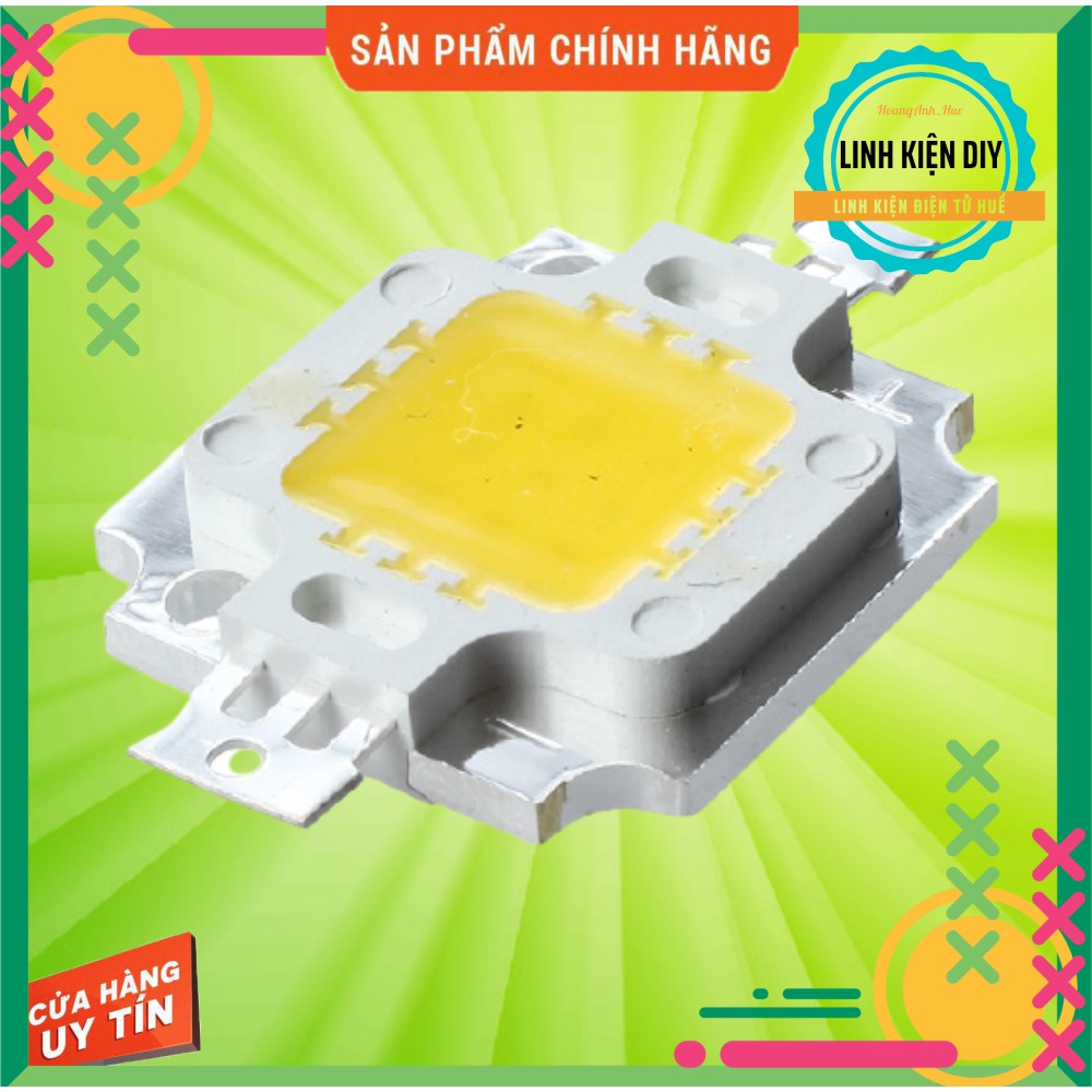 Chip Led 12V 10W siêu sáng màu trắng 6500K