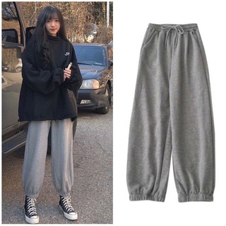 Quần Jogger Nam Nữ Ống Rộng Có Bo SIMPLE Ulzzang - Quần Ống Rộng Hai Màu Basic (ẢNH THẬT) QD12