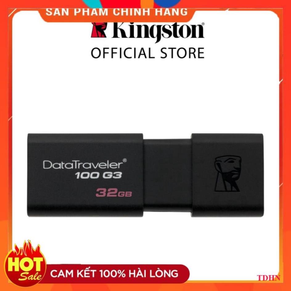 [Hãng] USB KINGSTON 32G 3.0 DT100G3 bảo hành 5 năm