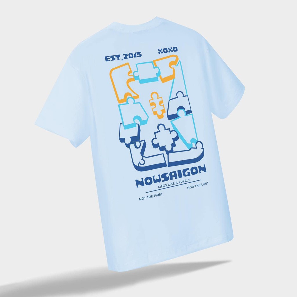 Áo thun LEVENTS ghép hình Form Rộng Tay lỡ | BigBuy360 - bigbuy360.vn