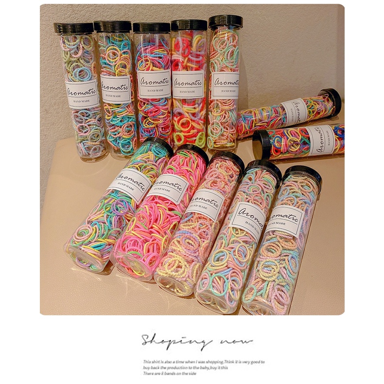 Dây Thun Buộc Tóc Xoắn Màu Pastel