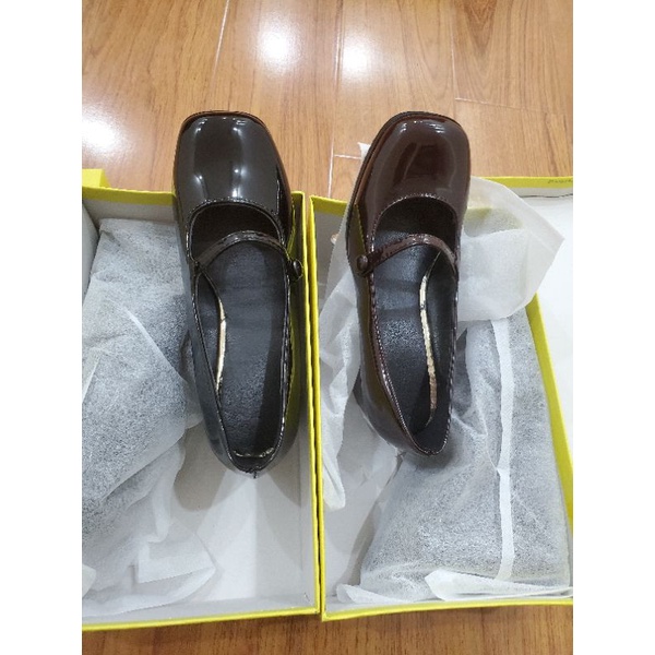Giày nữ MaryJane tiểu thư cao gót quai ngang vintage GB236