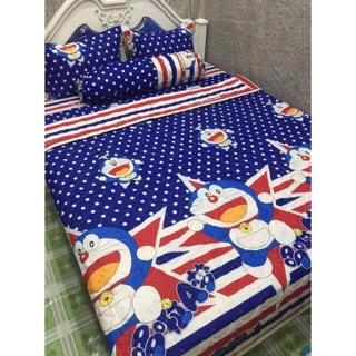 [RẺ VÔ ĐỊCH] Bộ ga gối Poly Cotton Hàn Quốc 4 món