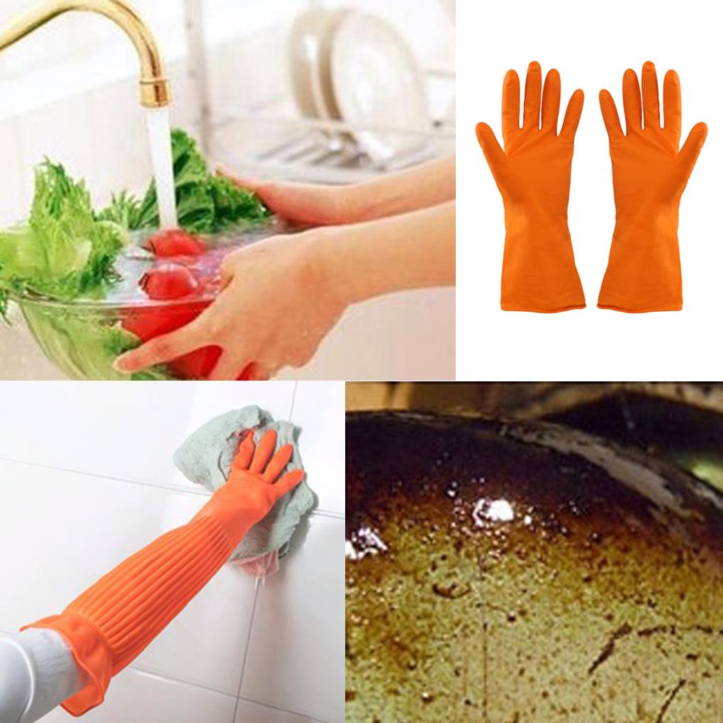 Găng Tay Cao Su Mỏng Chống Thấm Nước Dùng Rửa Chén / Làm Vườn / Xe Hơi Lurang